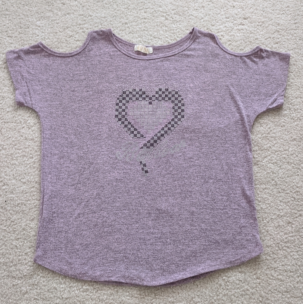💜Cold shoulder top